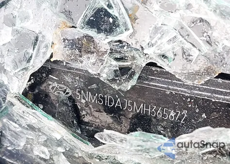 2021 Hyundai Santa Fe Se z USA, uszkodzony, nr VIN 5NMS1DAJ5MH365672